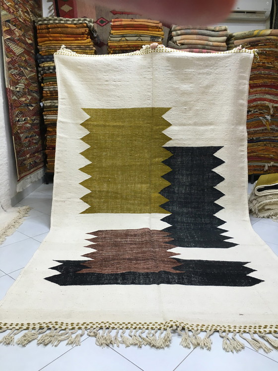 Image 1 of Kelim Boujad Berbers tapijt 3m15 x 1m97