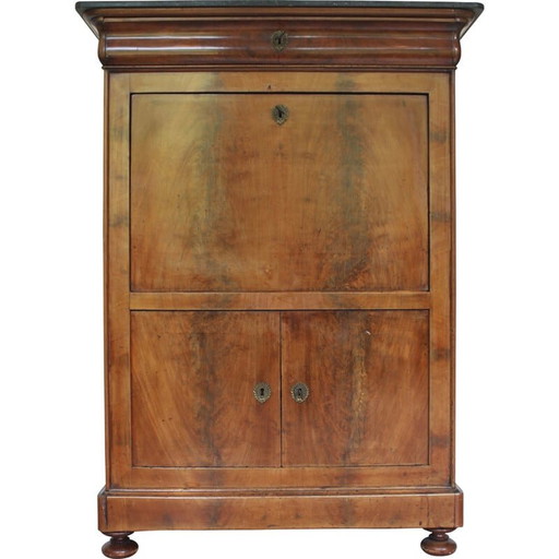 Vintage walnoten secretaire