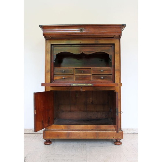 Image 1 of Vintage walnoten secretaire