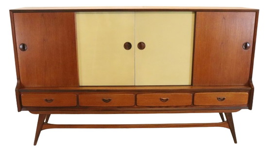 Image 1 of Wébé Louis van Teeffelen highboard 'Moerstraten' vintage