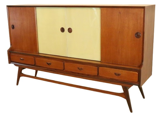 Image 1 of Wébé Louis van Teeffelen highboard 'Moerstraten' vintage