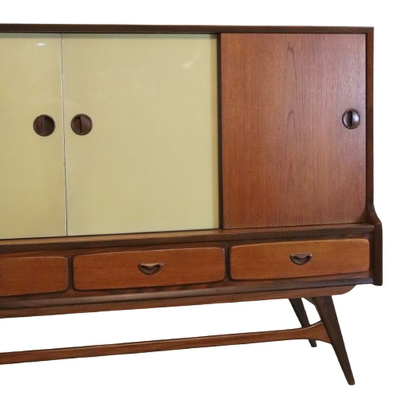 Image 1 of Wébé Louis van Teeffelen highboard 'Moerstraten' vintage