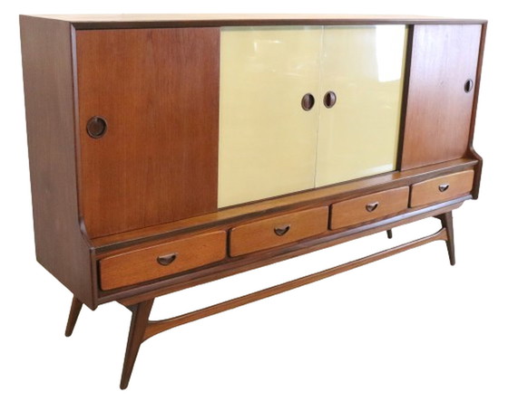 Image 1 of Wébé Louis van Teeffelen highboard 'Moerstraten' vintage