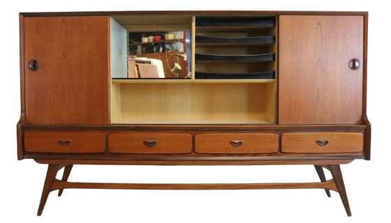 Image 1 of Wébé Louis van Teeffelen highboard 'Moerstraten' vintage