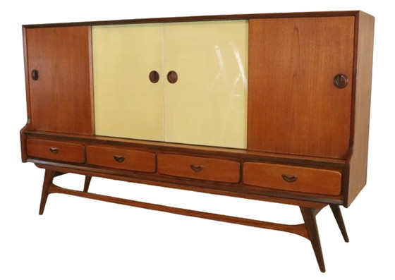 Image 1 of Wébé Louis van Teeffelen highboard 'Moerstraten' vintage