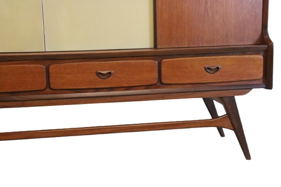 Image 1 of Wébé Louis van Teeffelen highboard 'Moerstraten' vintage