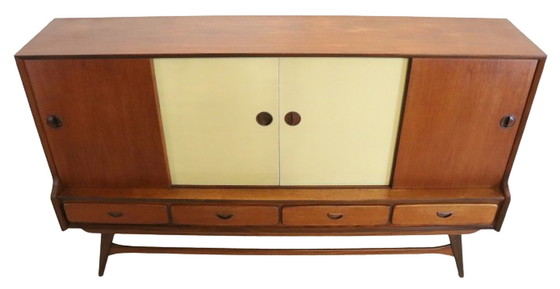 Image 1 of Wébé Louis van Teeffelen highboard 'Moerstraten' vintage