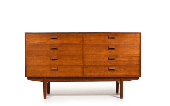 Image 1 of Dressoir of dubbele commodeset van Børge Mogensen voor Søborg Møbelfabrik, 1950, Set van 3