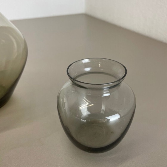 Image 1 of Set van 3 vintage turmalijne vazen door Wilhelm Wagenfeld voor Wmf, Duitsland 1960