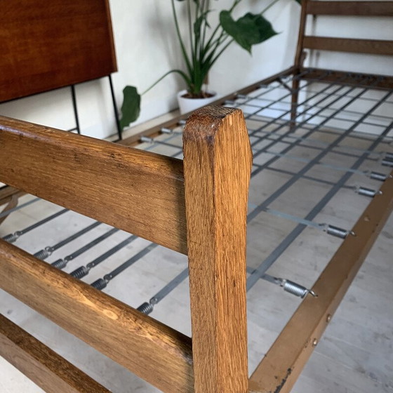 Image 1 of Vintage eikenhouten daybed, 1960