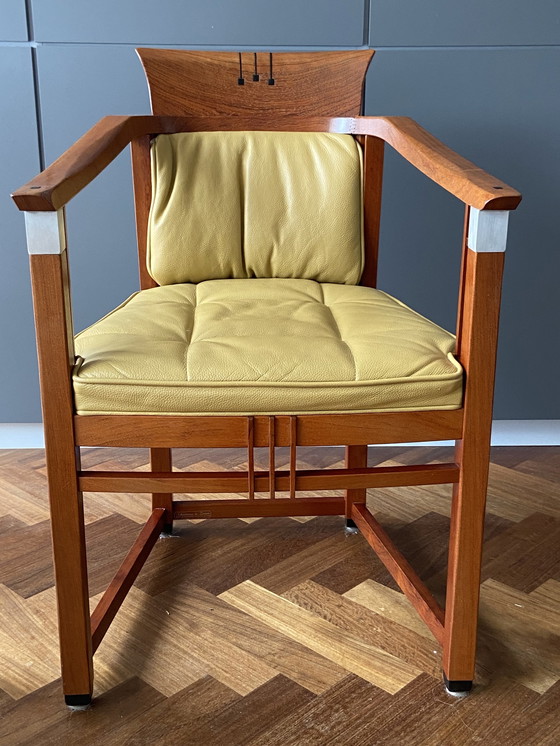 Image 1 of 2x Schuitema art deco eettafelstoelen