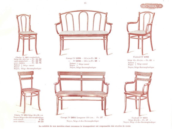 Image 1 of Original Thonet chair ‘fauteuil nr 1056’