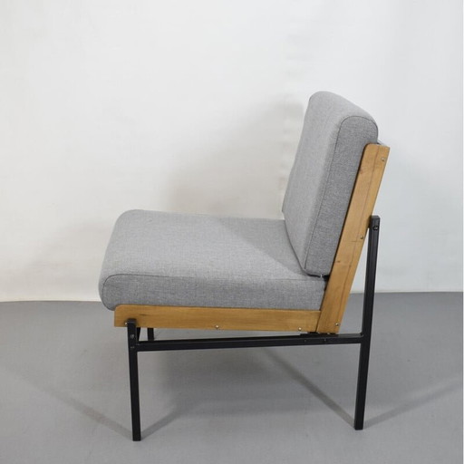 Set van 4 verwijderbare vintage lounge stoelen, 1960