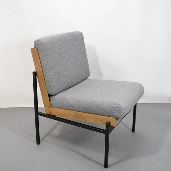 Image 1 of Set van 4 verwijderbare vintage lounge stoelen, 1960