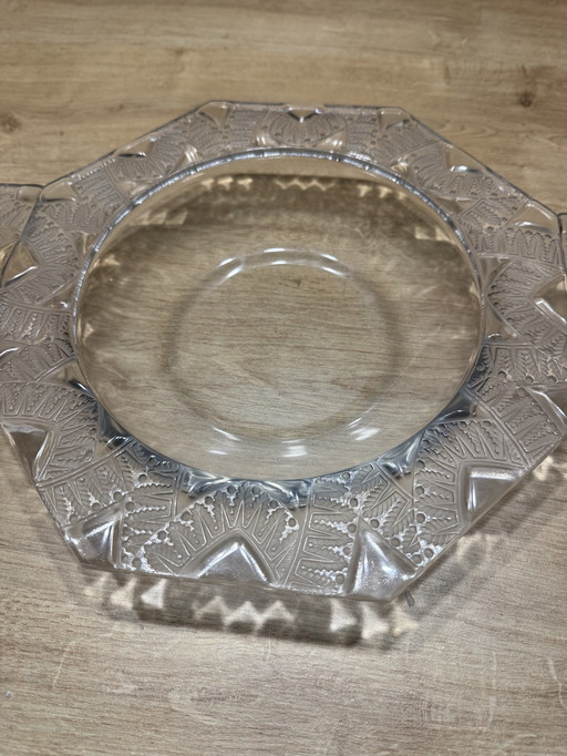 Lalique- Chantilly Beker en Kaarshouder Set