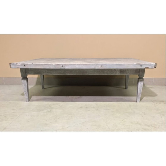 Image 1 of Vintage bakstenen salontafel op pallet, 1950