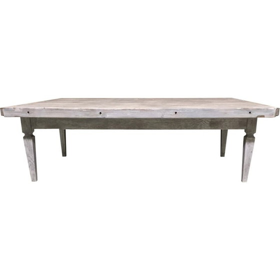 Image 1 of Vintage bakstenen salontafel op pallet, 1950