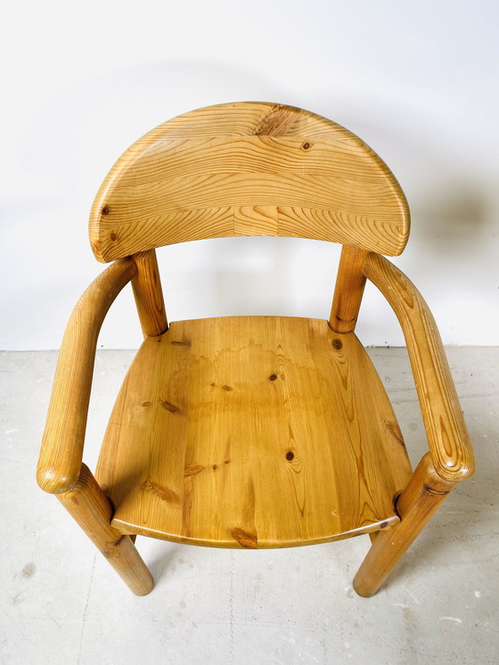 Image 1 of Set Van 4 Grenenhouten Eetkamerstoelen – Ontworpen Door Rainer Daumiller