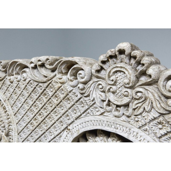 Image 1 of Nederlands houten vintage Art Nouveau bankje, 1890