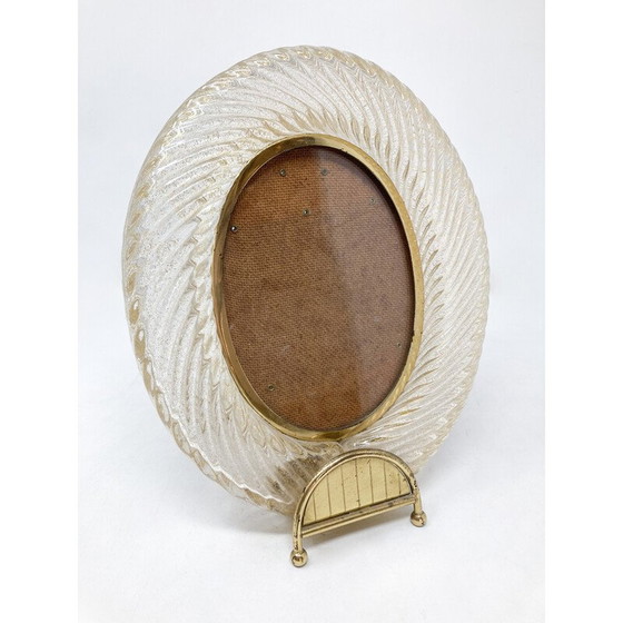 Image 1 of Vintage handgeblazen Murano glazen frame