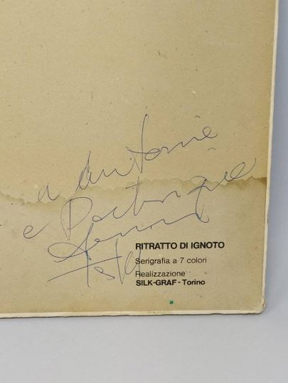 Image 1 of Armando Testa Zeefdruk "Ritratto di Ignoto"