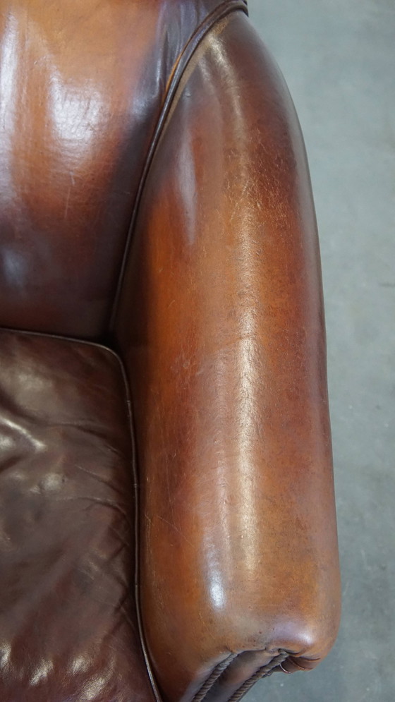 Image 1 of Vintage Schapenleren Clubfauteuil 