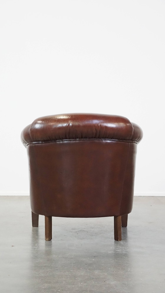 Image 1 of Vintage Schapenleren Clubfauteuil 