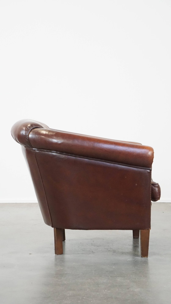 Image 1 of Vintage Schapenleren Clubfauteuil 