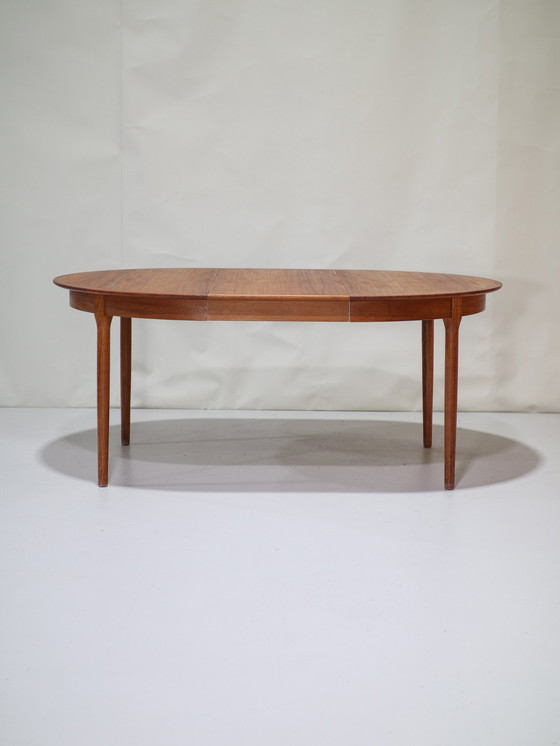 Image 1 of Uitschuifbare Eettafel Deens Teakhout Vintage