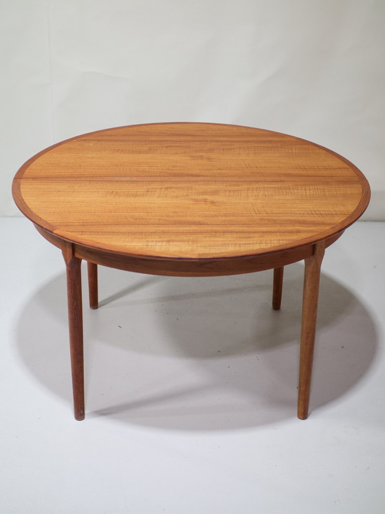 Image 1 of Uitschuifbare Eettafel Deens Teakhout Vintage