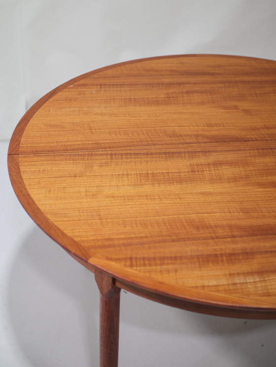 Image 1 of Uitschuifbare Eettafel Deens Teakhout Vintage