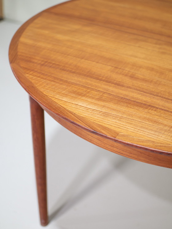 Image 1 of Uitschuifbare Eettafel Deens Teakhout Vintage