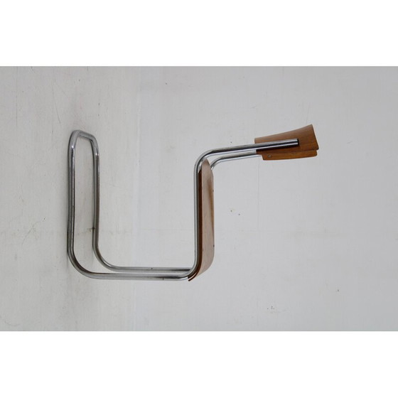 Image 1 of Vintage Bauhaus buisvormige fauteuil door Robert Slezak , Tsjecho-Slowakije 1930