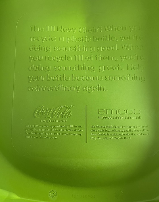 Image 1 of 2x Emeco Coca Cola chairs