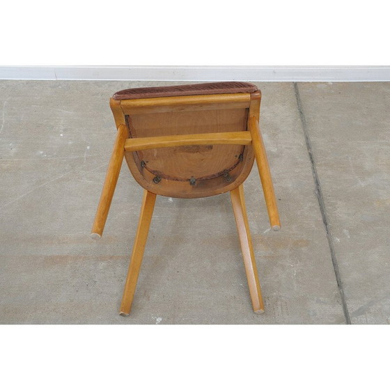 Image 1 of Set van 4 vintage beukenhouten stoelen van Tatra nabytok, Tsjecho-Slowakije 1960