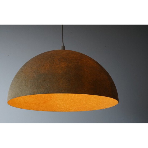 Image 1 of Vintage "Moon" hanglamp van organisch glasvezel, 1970