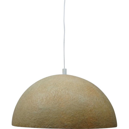 Vintage "Moon" hanglamp van organisch glasvezel, 1970