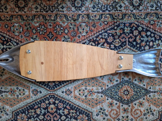 Image 1 of Vintage Zalm Serverschotel Plank