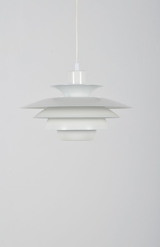 Image 1 of Deense hanglamp 'Alexia' van Jeka Metaltryk, jaren '80