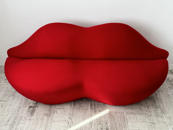 Image 1 of Vintage Pop-art Lippen Sofa | 1970