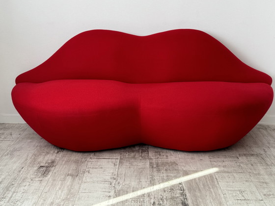 Image 1 of Vintage Pop-art Lippen Sofa | 1970