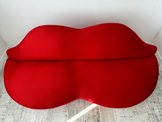 Image 1 of Vintage Pop-art Lippen Sofa | 1970