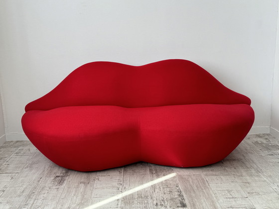 Image 1 of Vintage Pop-art Lippen Sofa | 1970