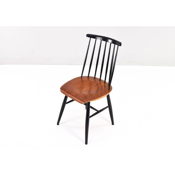 Image 1 of Set van 4 mid century Scandinavische Fanett eetkamerstoelen van Ilmari Tapiovaara