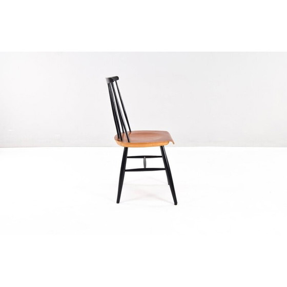 Image 1 of Set van 4 mid century Scandinavische Fanett eetkamerstoelen van Ilmari Tapiovaara