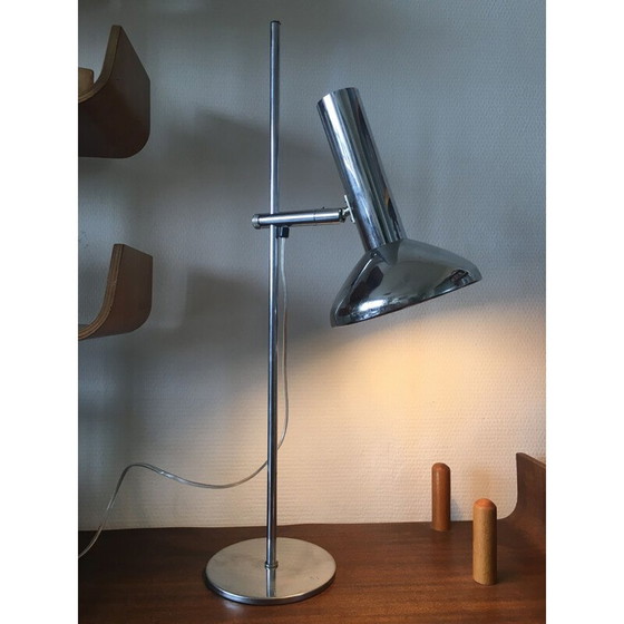 Image 1 of Verstelbare chromen tafellamp van Cosack, 1960