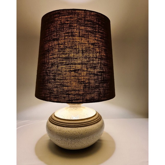 Image 1 of Vintage geglazuurde keramische lamp, 1970
