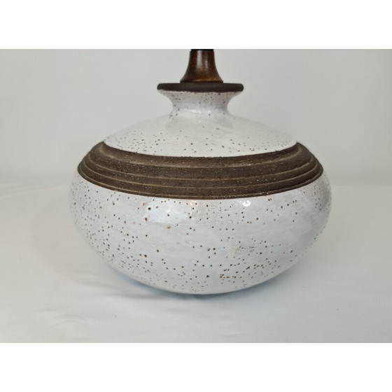 Image 1 of Vintage geglazuurde keramische lamp, 1970