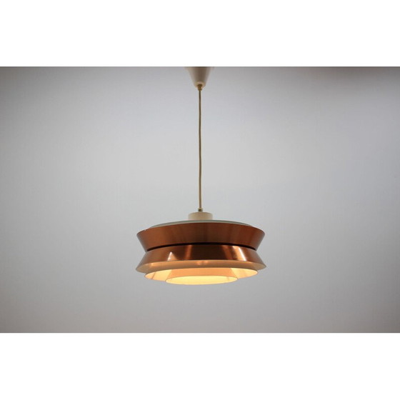 Image 1 of Vintage metalen hanglamp, Denemarken 1970