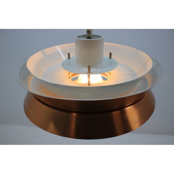 Image 1 of Vintage metalen hanglamp, Denemarken 1970